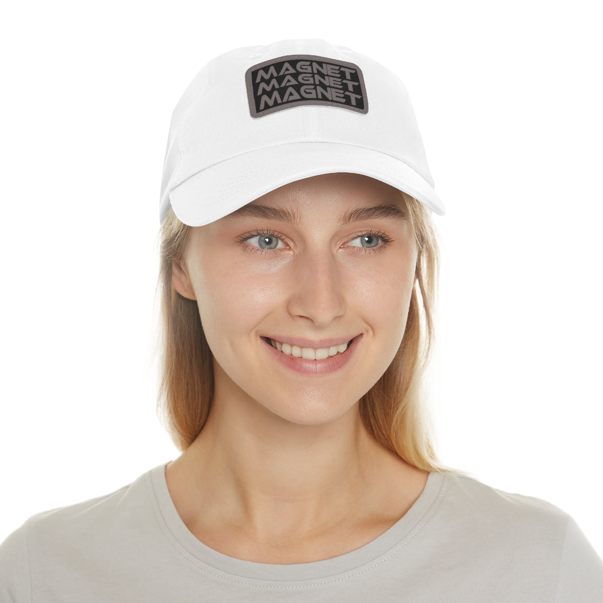 Magnet on my mind Dad Hat with Leather Patch