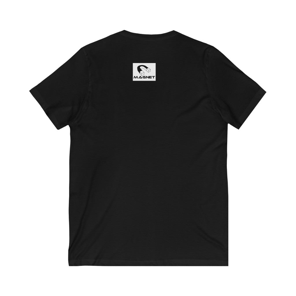 Magnet Bolt Unisex V-Neck Tee - Magnetdrip