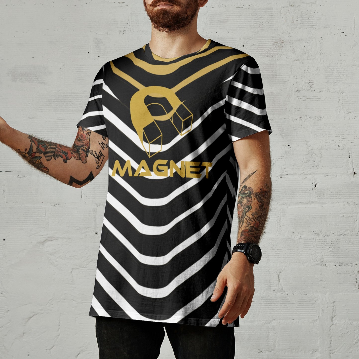 Magnet King Drip Men's All-Over Print T-shirts