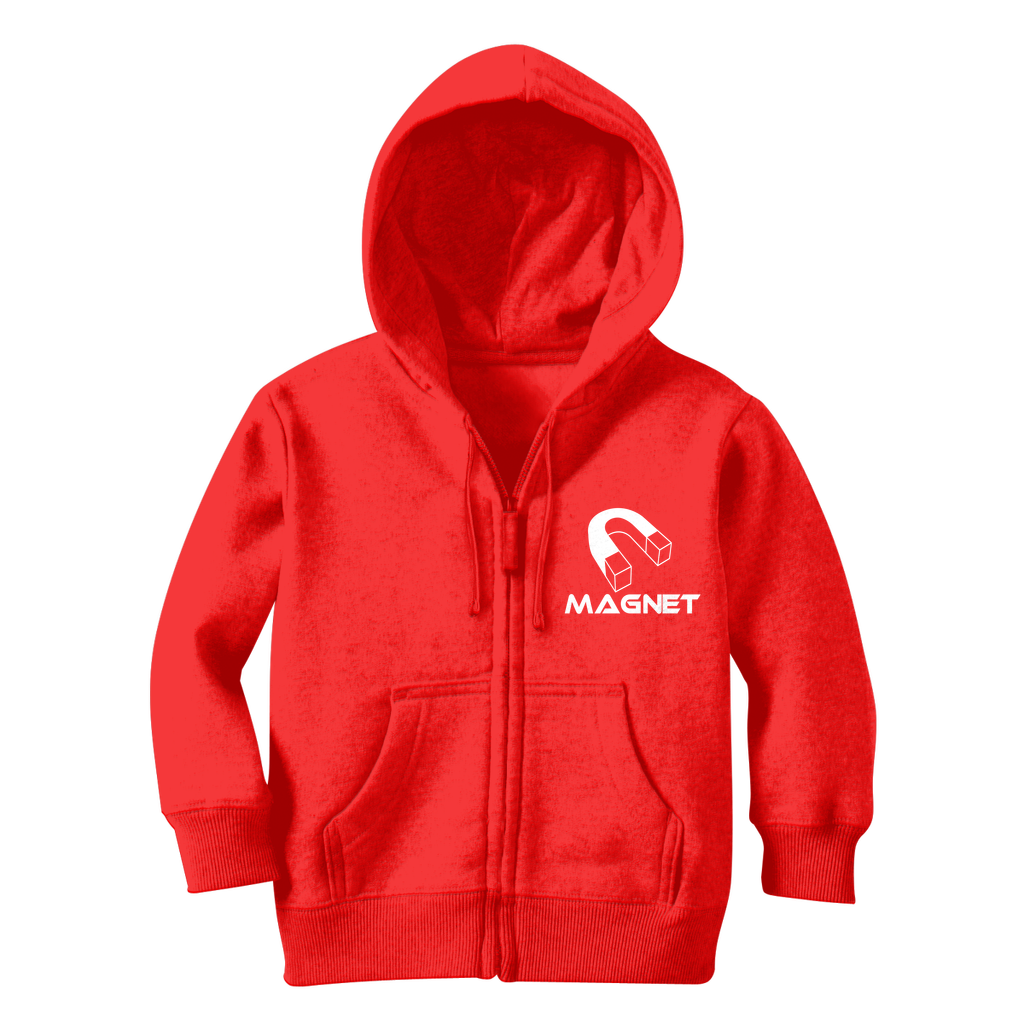pwhite Classic Kids Zip Hoodie