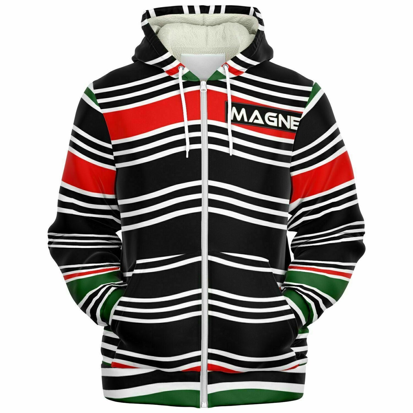 Magnet Simmer microfleece zip-up hoodie