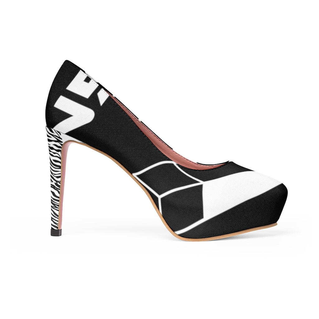 Magnet Zebra Women's Platform Heels - Magnetdrip
