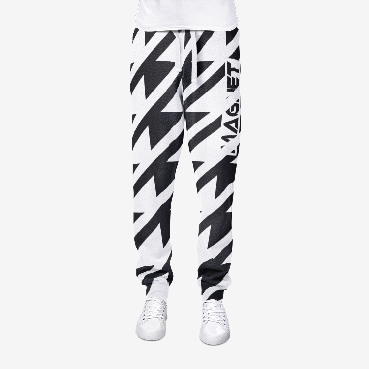 Magnet Zig Zag All-Over Print men's joggers sweatpants - Magnetdrip