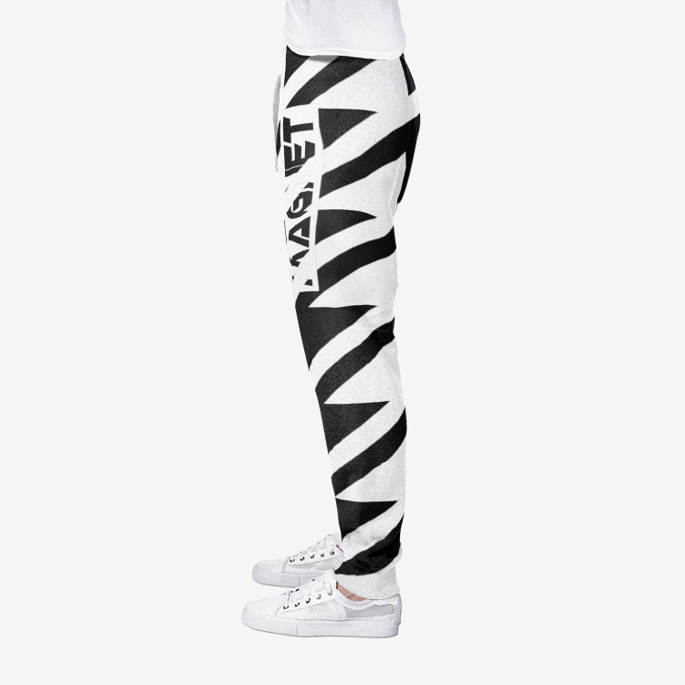 Magnet Zig Zag All-Over Print men's joggers sweatpants - Magnetdrip