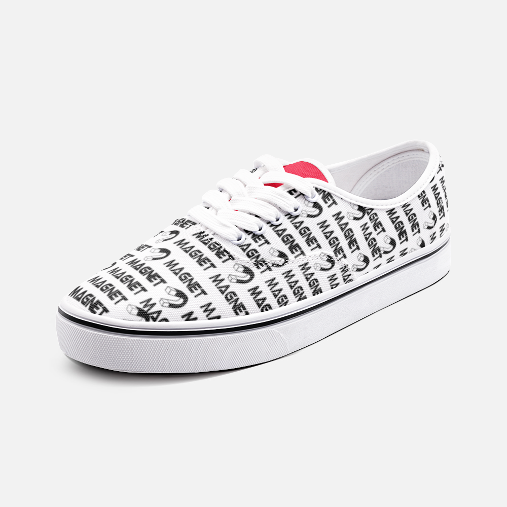 Magnet Affirmation Unisex Canvas Shoes Fashion Low Cut Loafer Sneakers - Magnetdrip