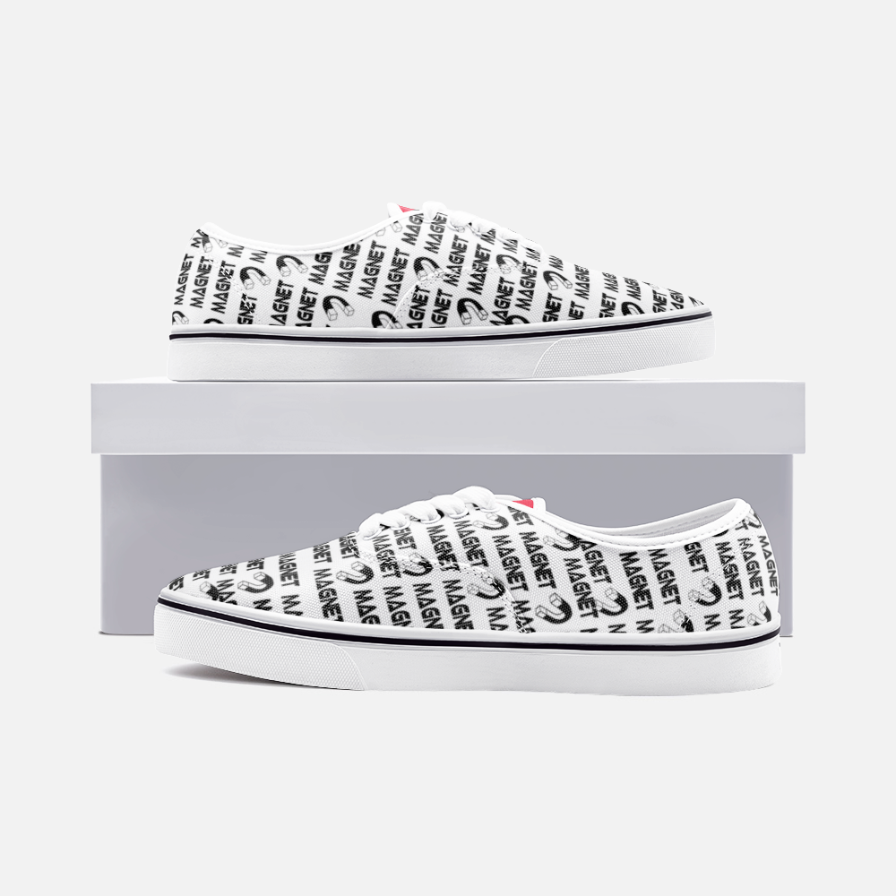 Magnet Affirmation Unisex Canvas Shoes Fashion Low Cut Loafer Sneakers - Magnetdrip