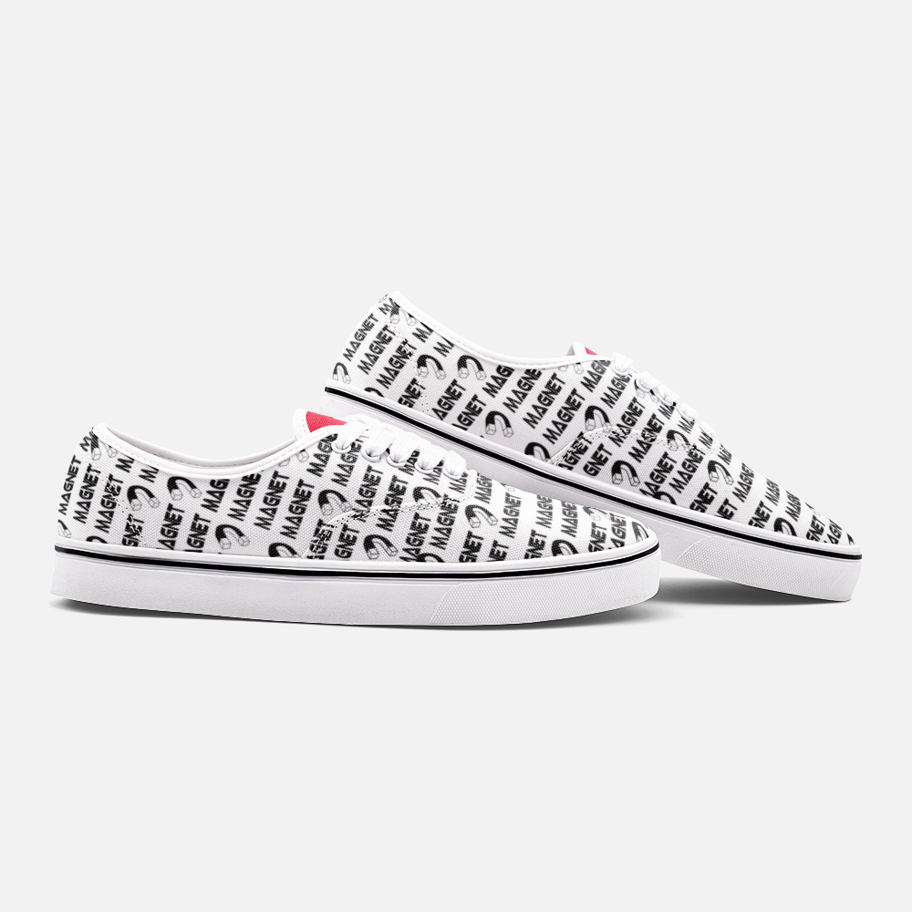 Magnet Affirmation Unisex Canvas Shoes Fashion Low Cut Loafer Sneakers - Magnetdrip