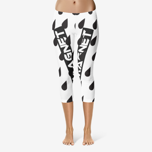 Magnetdrip All-Over Print Capri Leggings - Magnetdrip