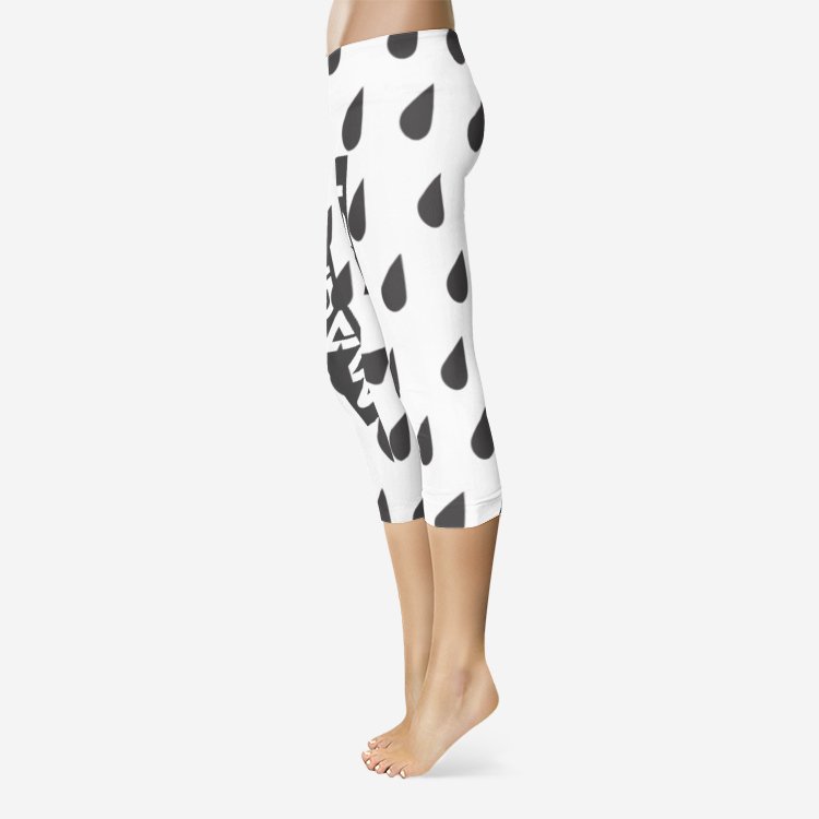 Magnetdrip All-Over Print Capri Leggings - Magnetdrip