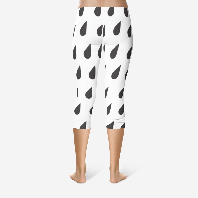 Magnetdrip All-Over Print Capri Leggings - Magnetdrip