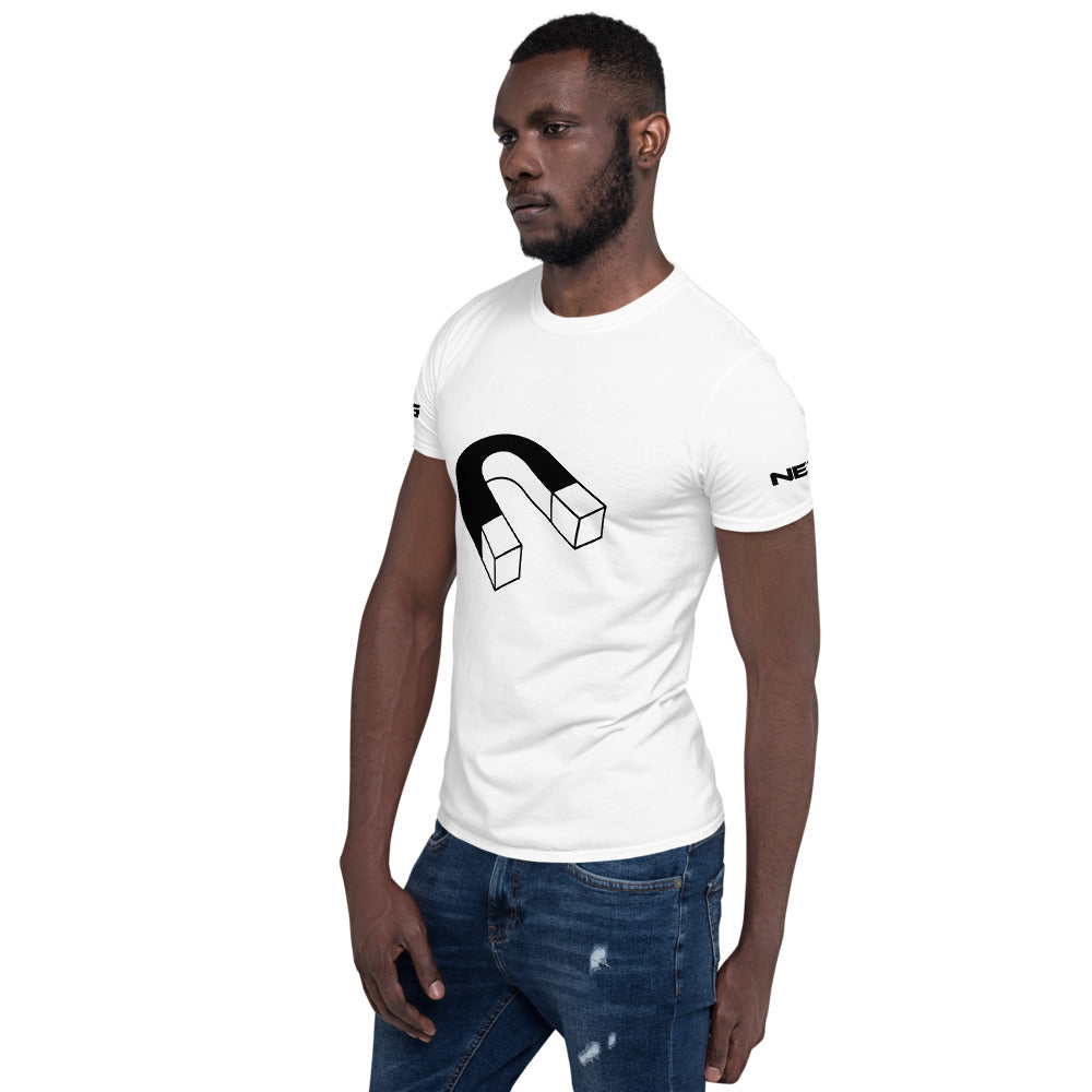 Magnet all around Short-Sleeve Unisex T-Shirt.