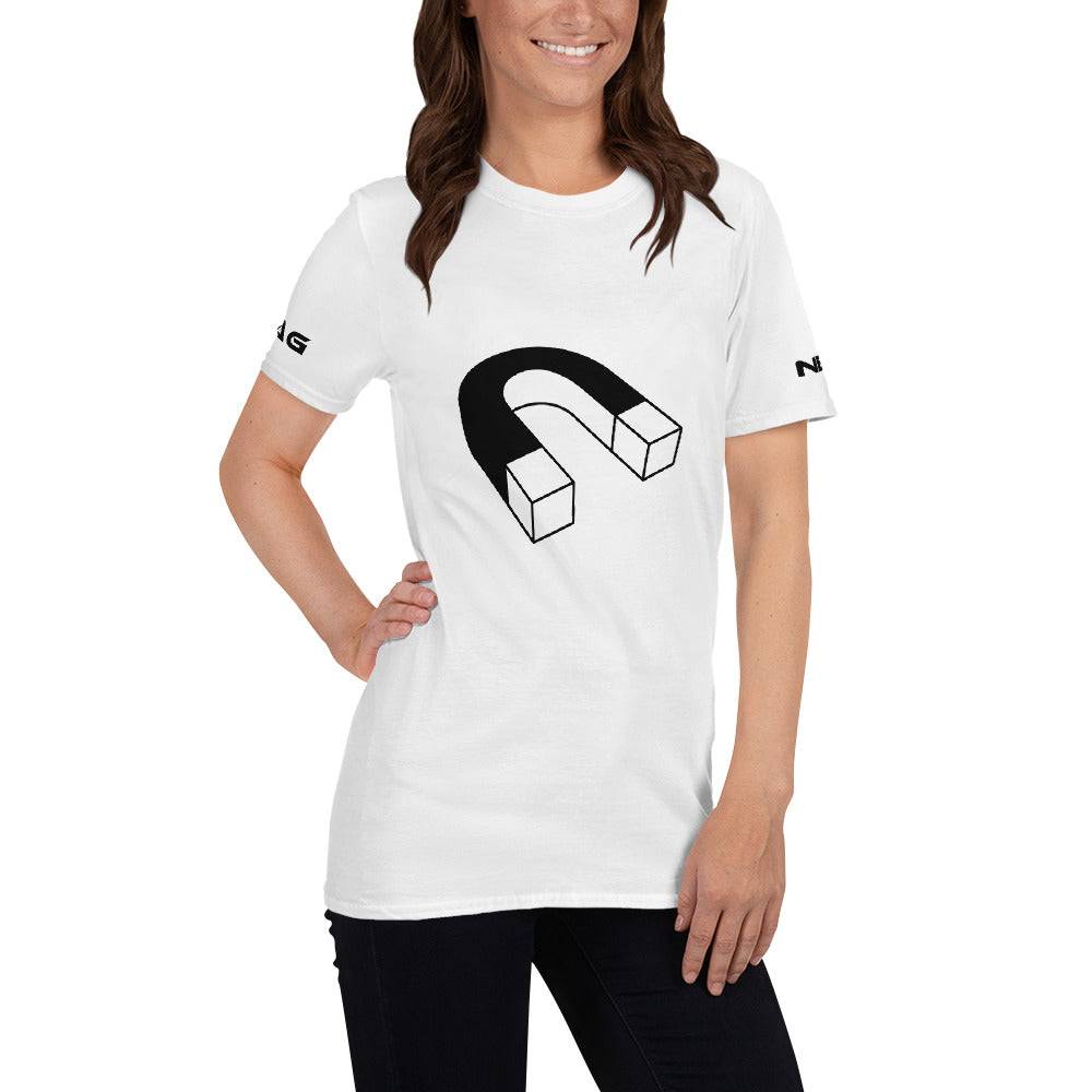 Magnet all around Short-Sleeve Unisex T-Shirt.