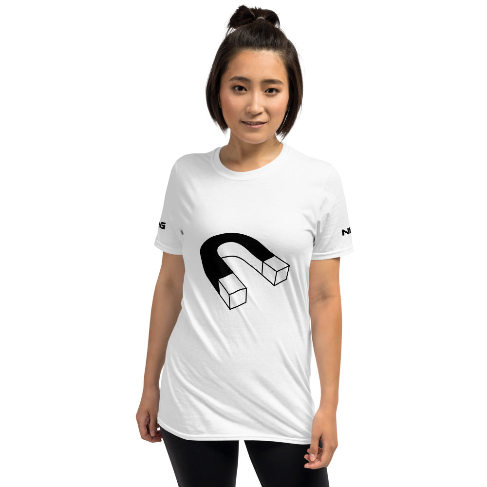 Magnet all around Short-Sleeve Unisex T-Shirt.