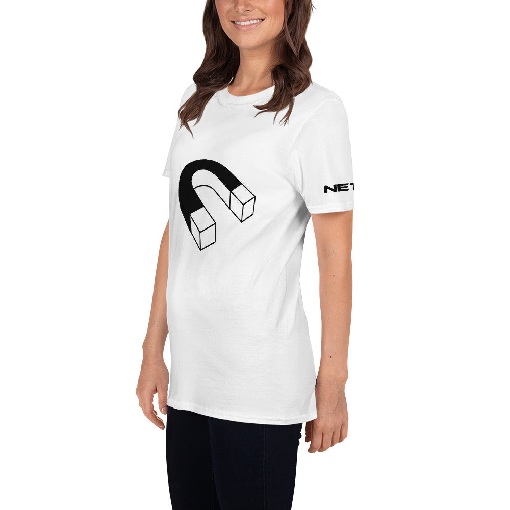 Magnet all around Short-Sleeve Unisex T-Shirt.