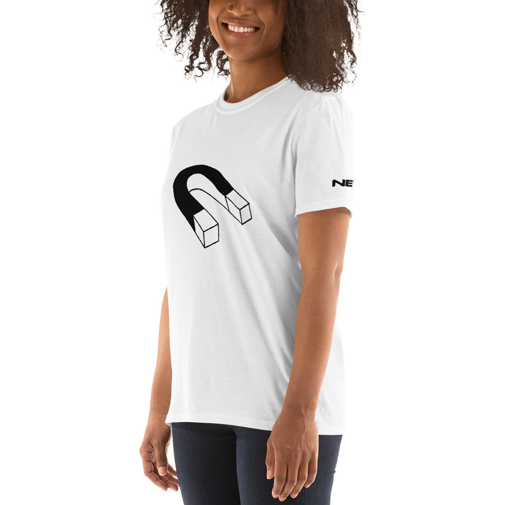 Magnet all around Short-Sleeve Unisex T-Shirt.