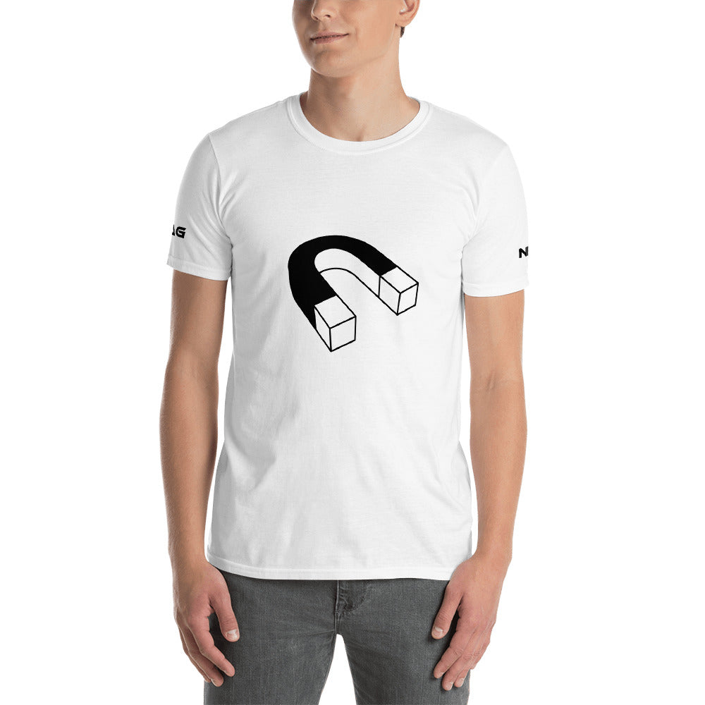 Magnet all around Short-Sleeve Unisex T-Shirt.