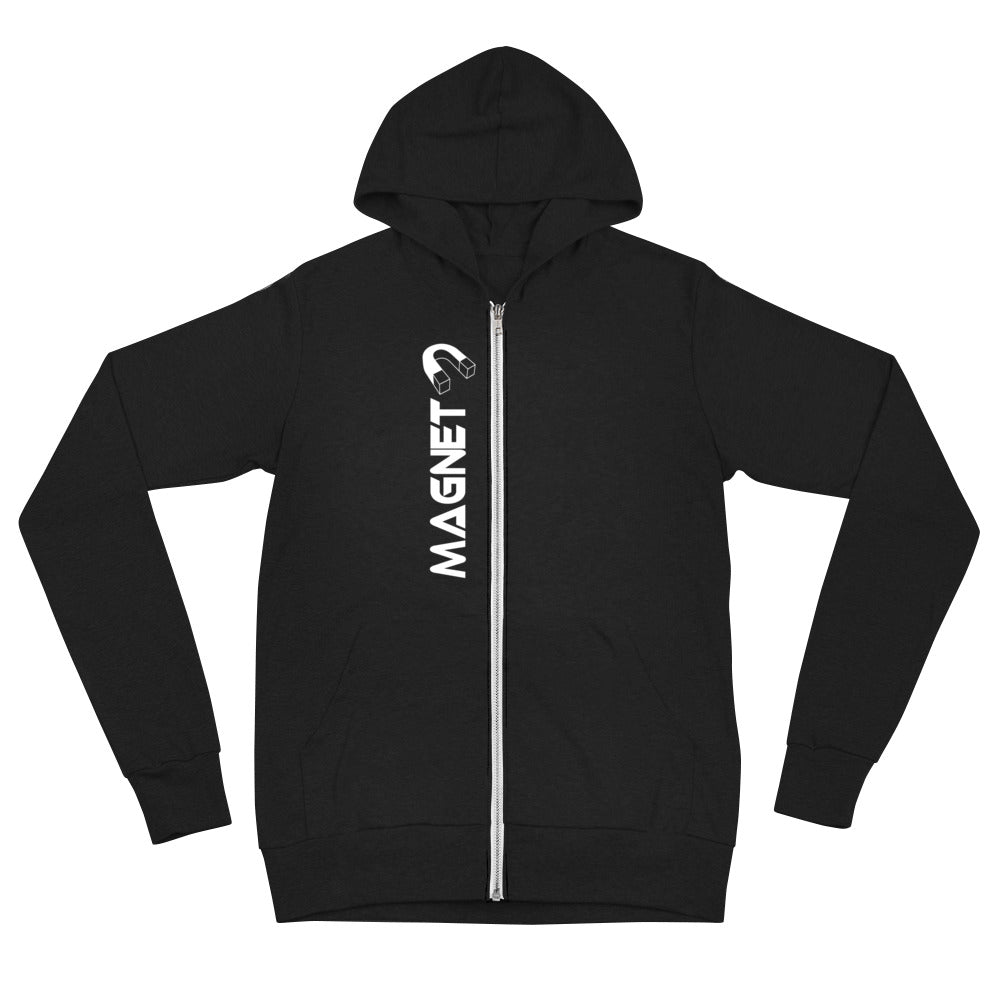 Magnet Unisex Triblend Lightweight Zip Hoodie xccscss.