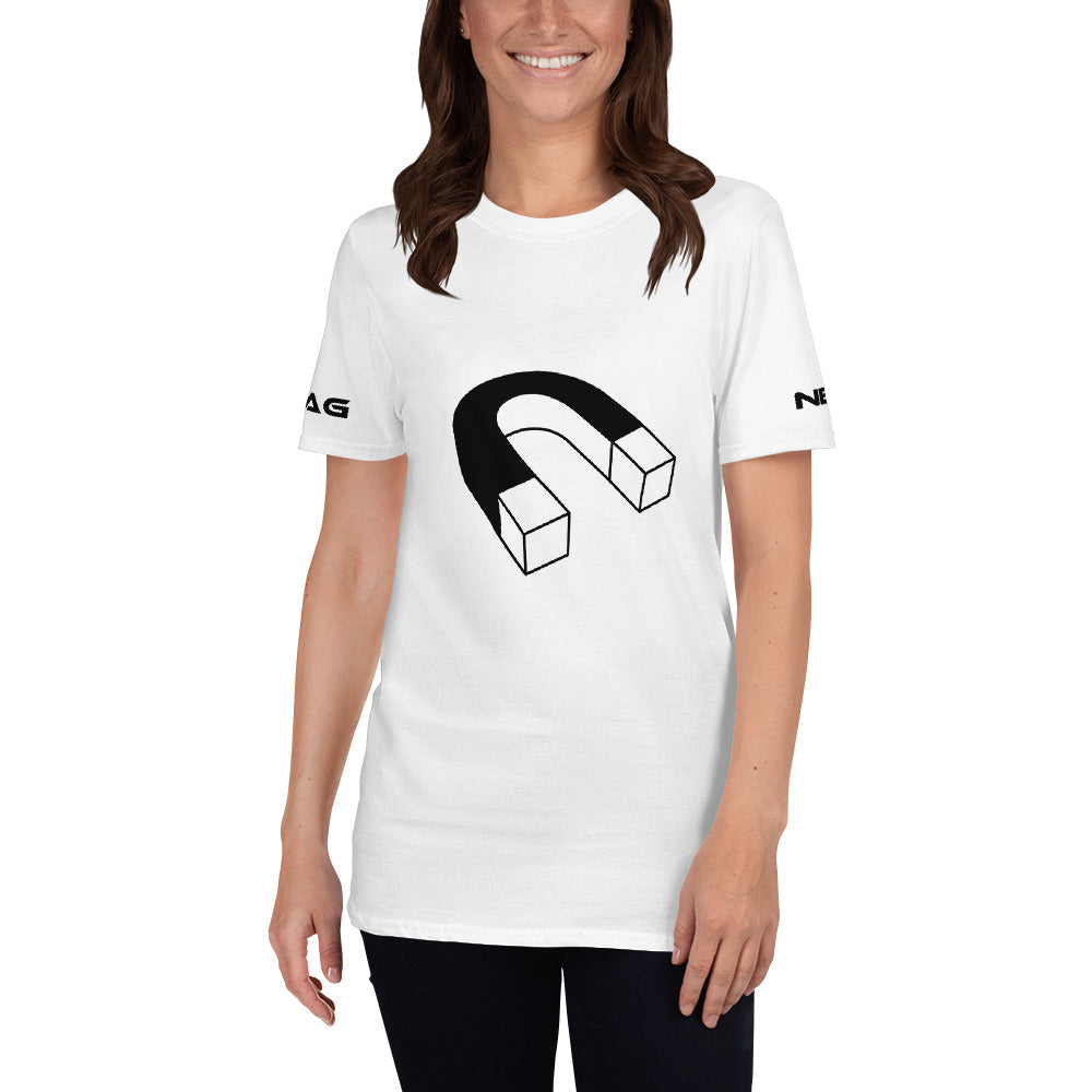 Magnet all around Short-Sleeve Unisex T-Shirt.