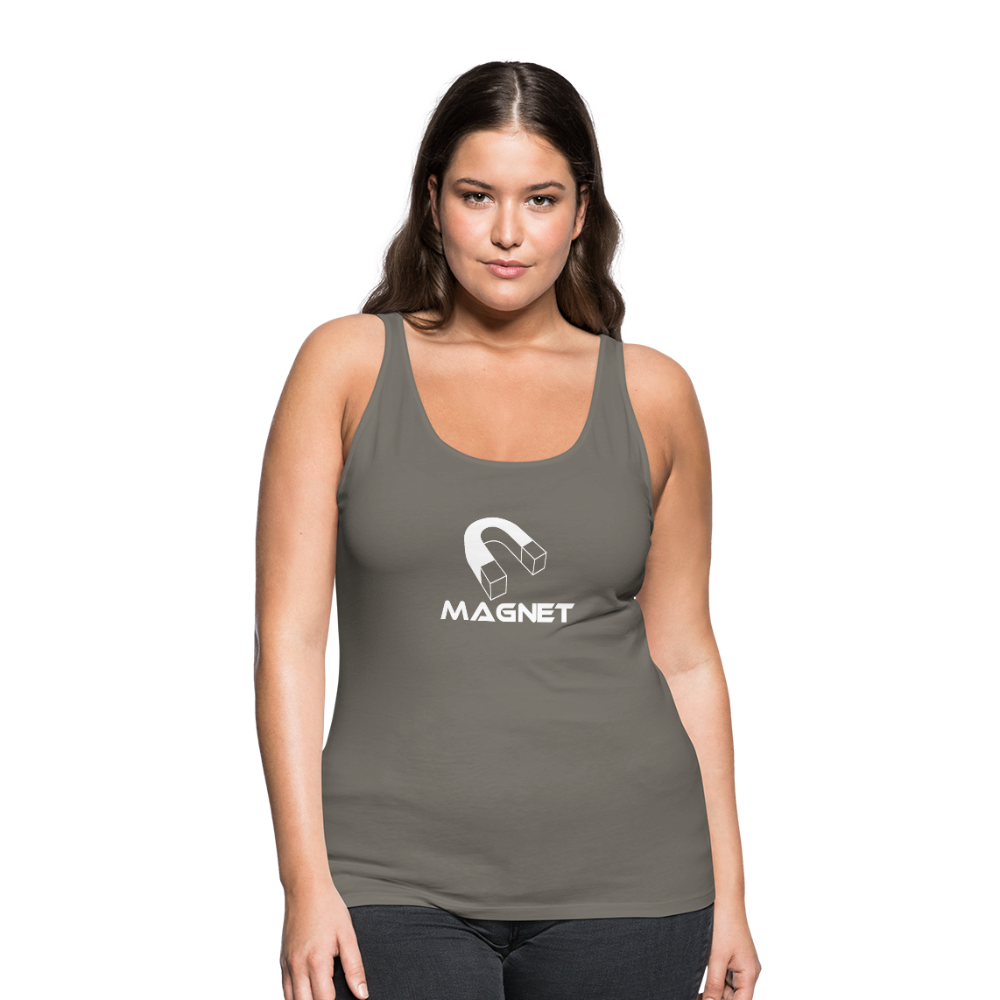 Magnet Women’s Premium Tank Top - asphalt gray