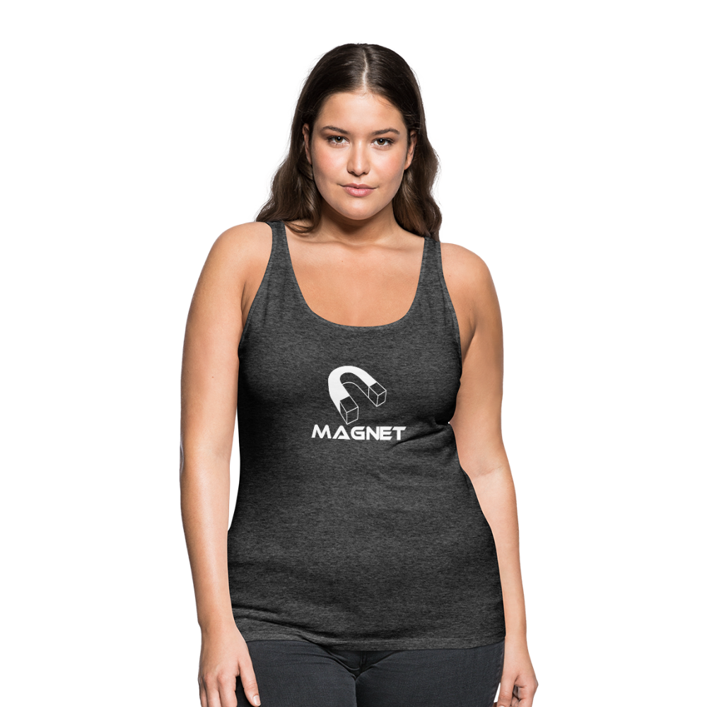 Magnet Women’s Premium Tank Top - charcoal gray