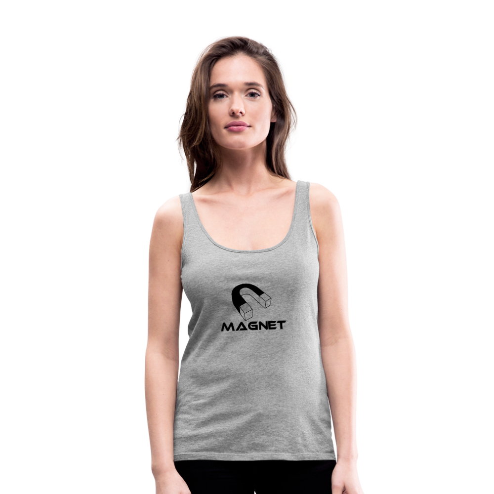 Magnet Women’s Premium Tank Top - heather gray
