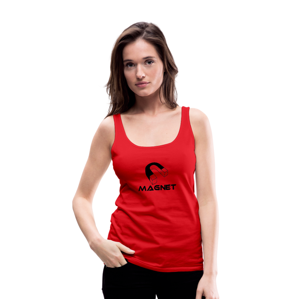 Magnet Women’s Premium Tank Top - red