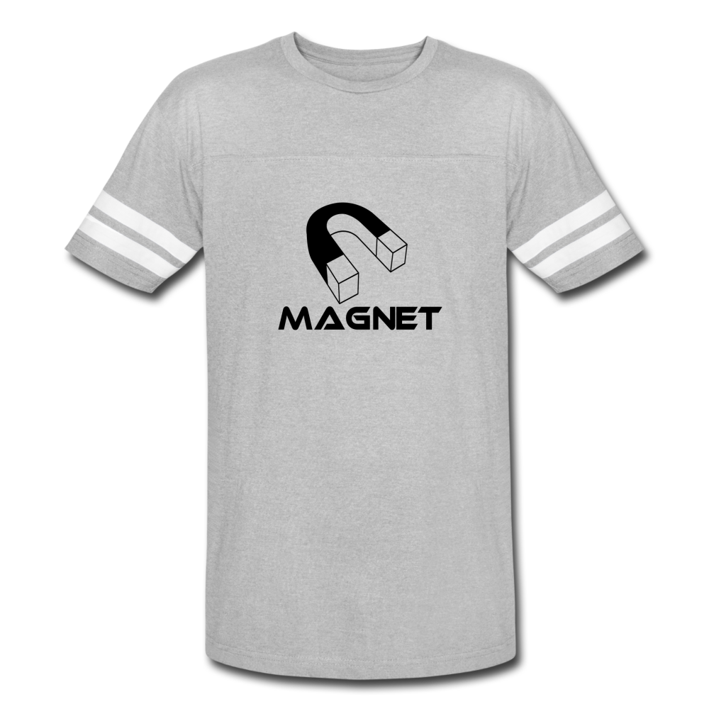 Magnet Vintage Sport T-Shirt - heather gray/white