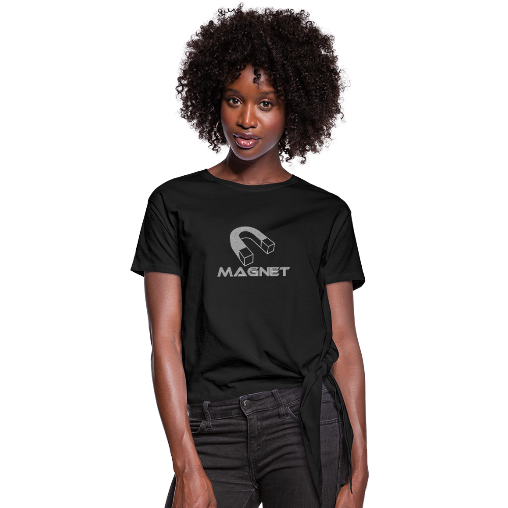 Women's Knotted T-Shirt - black