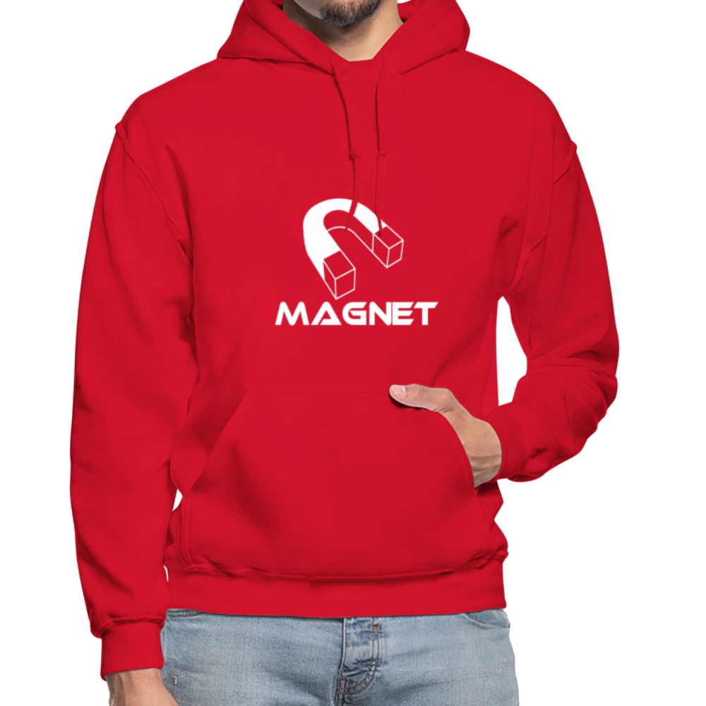 Magnet DM Heavy Blend Adult Hoodie - red