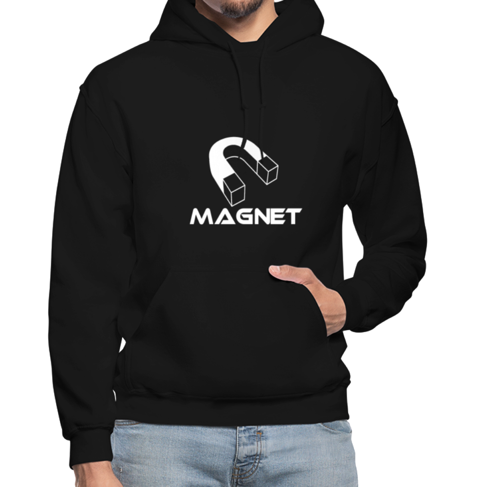 Magnet DM Heavy Blend Adult Hoodie - black