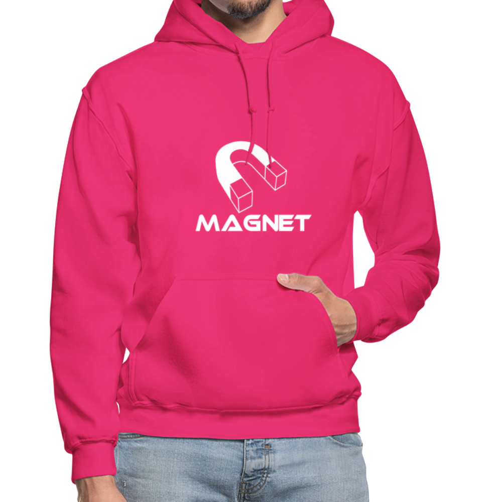 Magnet DM Heavy Blend Adult Hoodie - fuchsia