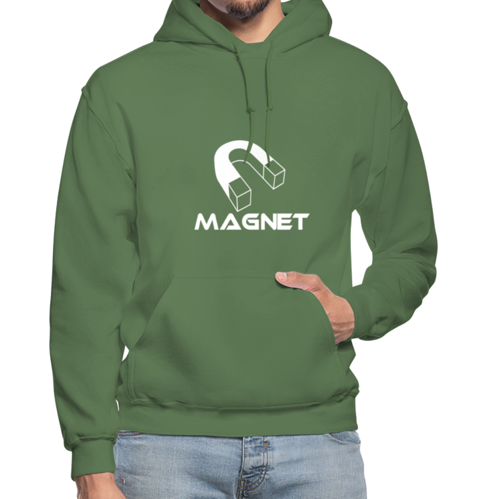 Magnet DM Heavy Blend Adult Hoodie - military green