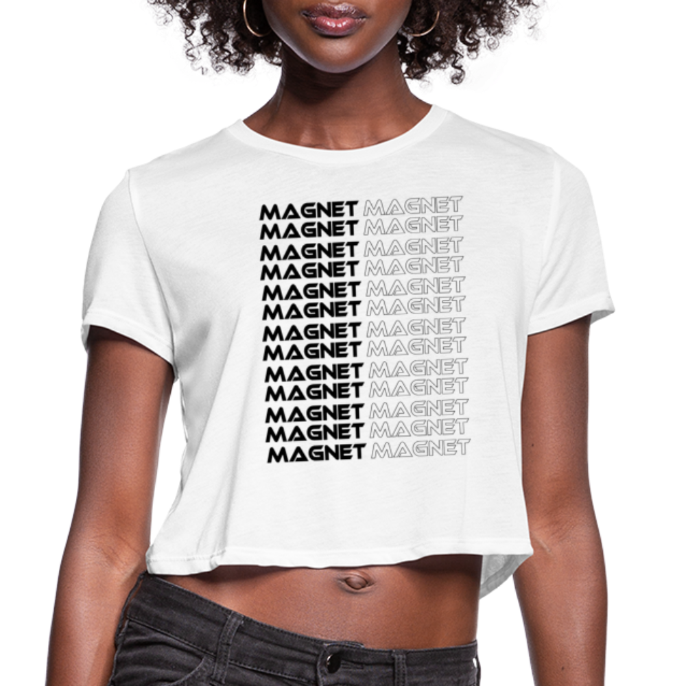 Women's Cropped T-Shirt - white