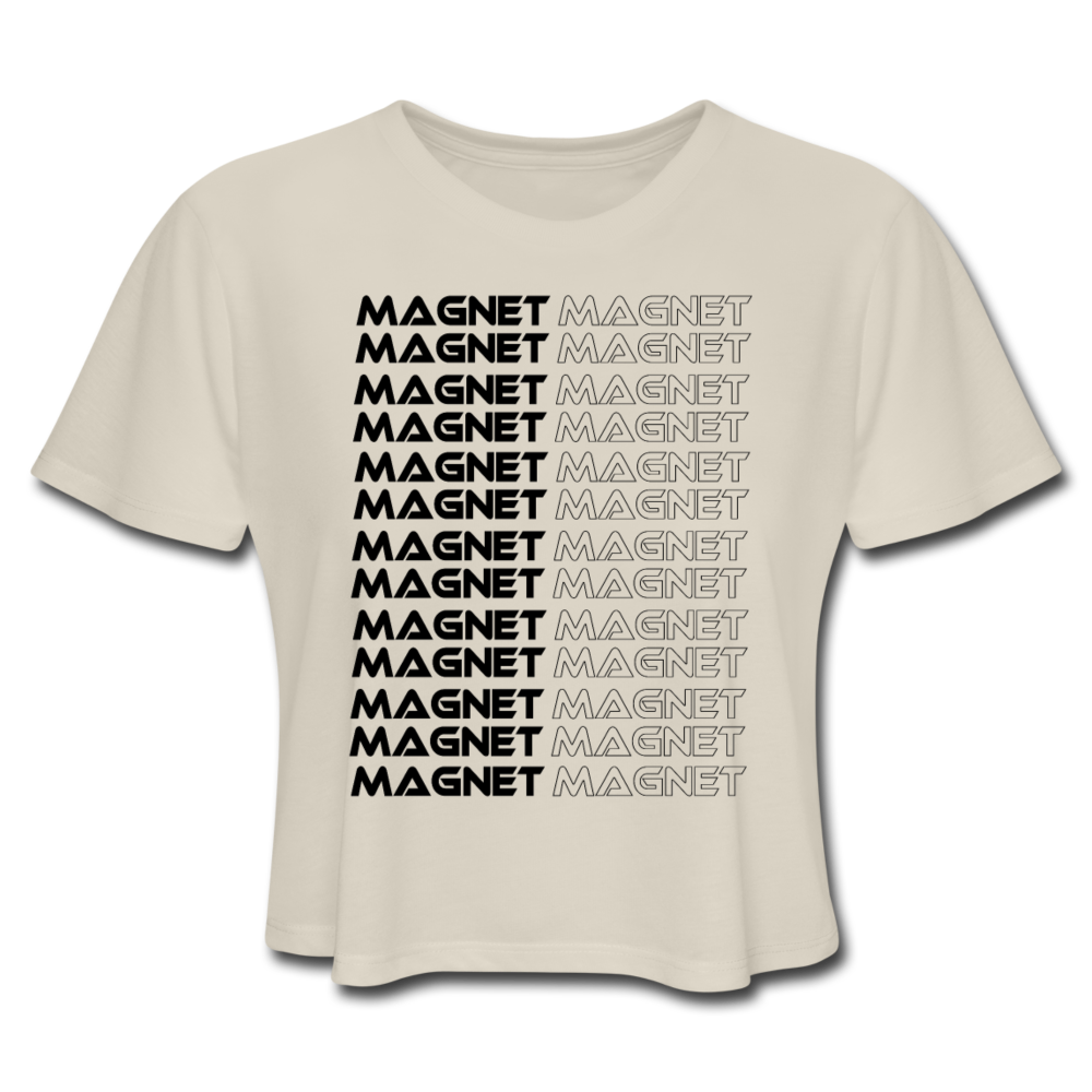 Women's Cropped T-Shirt - dust