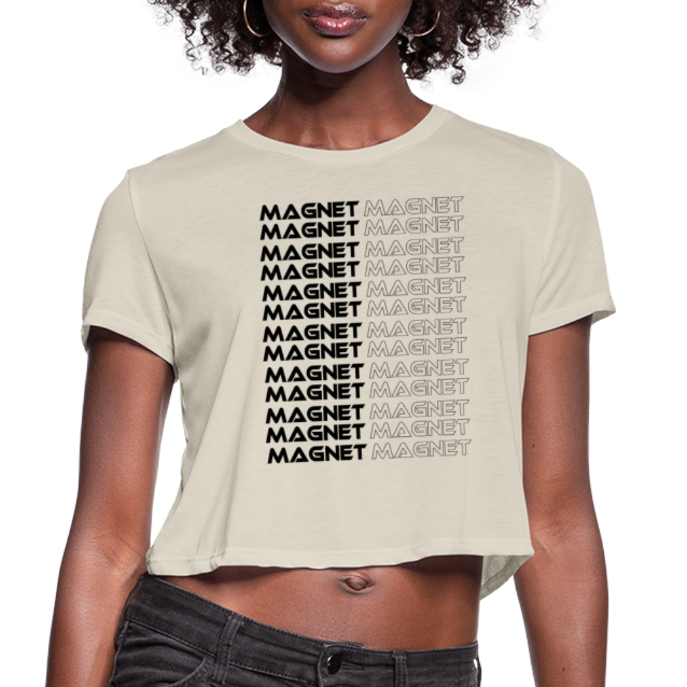 Women's Cropped T-Shirt - dust