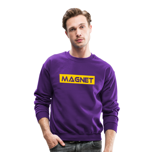 Magnet Casual Crewneck Sweatshirt - purple