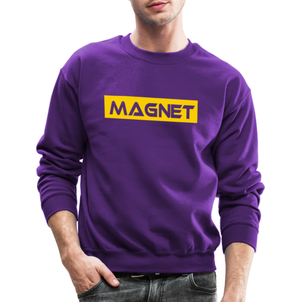 Magnet Casual Crewneck Sweatshirt - purple