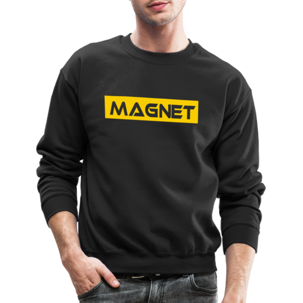 Magnet Casual Crewneck Sweatshirt - black