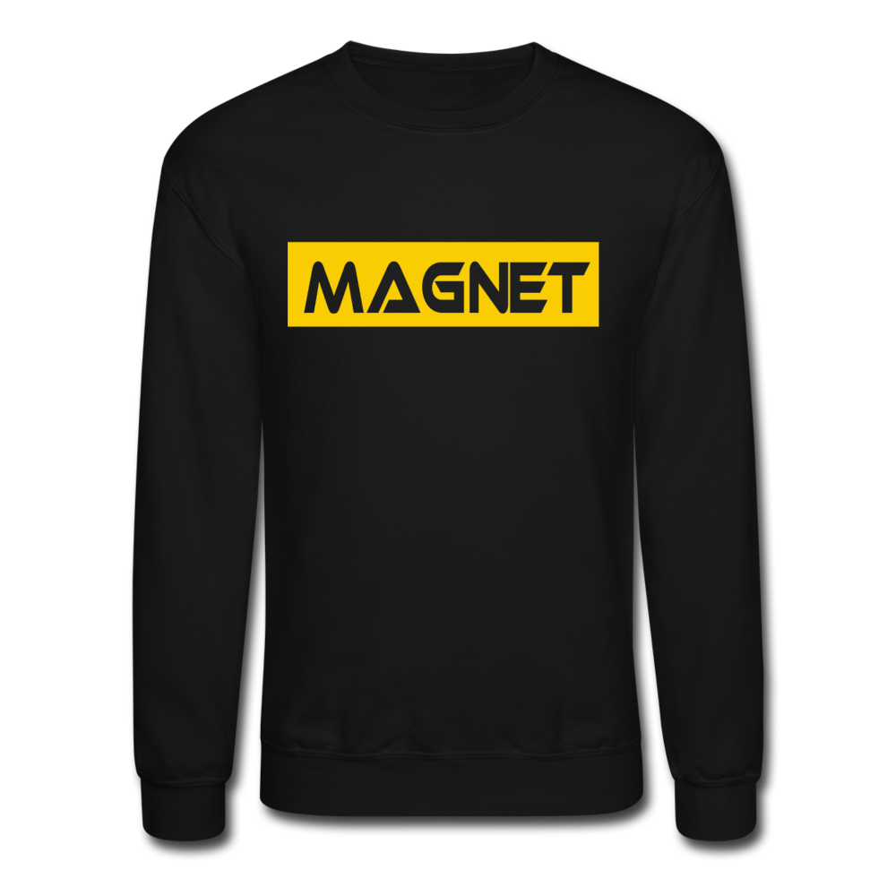 Magnet Casual Crewneck Sweatshirt - black