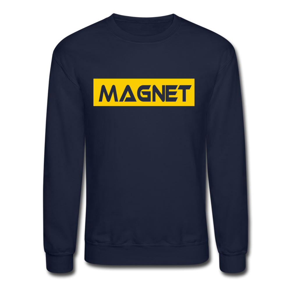 Magnet Casual Crewneck Sweatshirt - navy