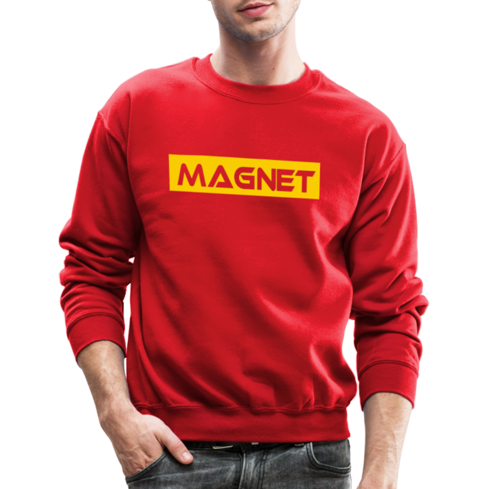 Magnet Casual Crewneck Sweatshirt - red