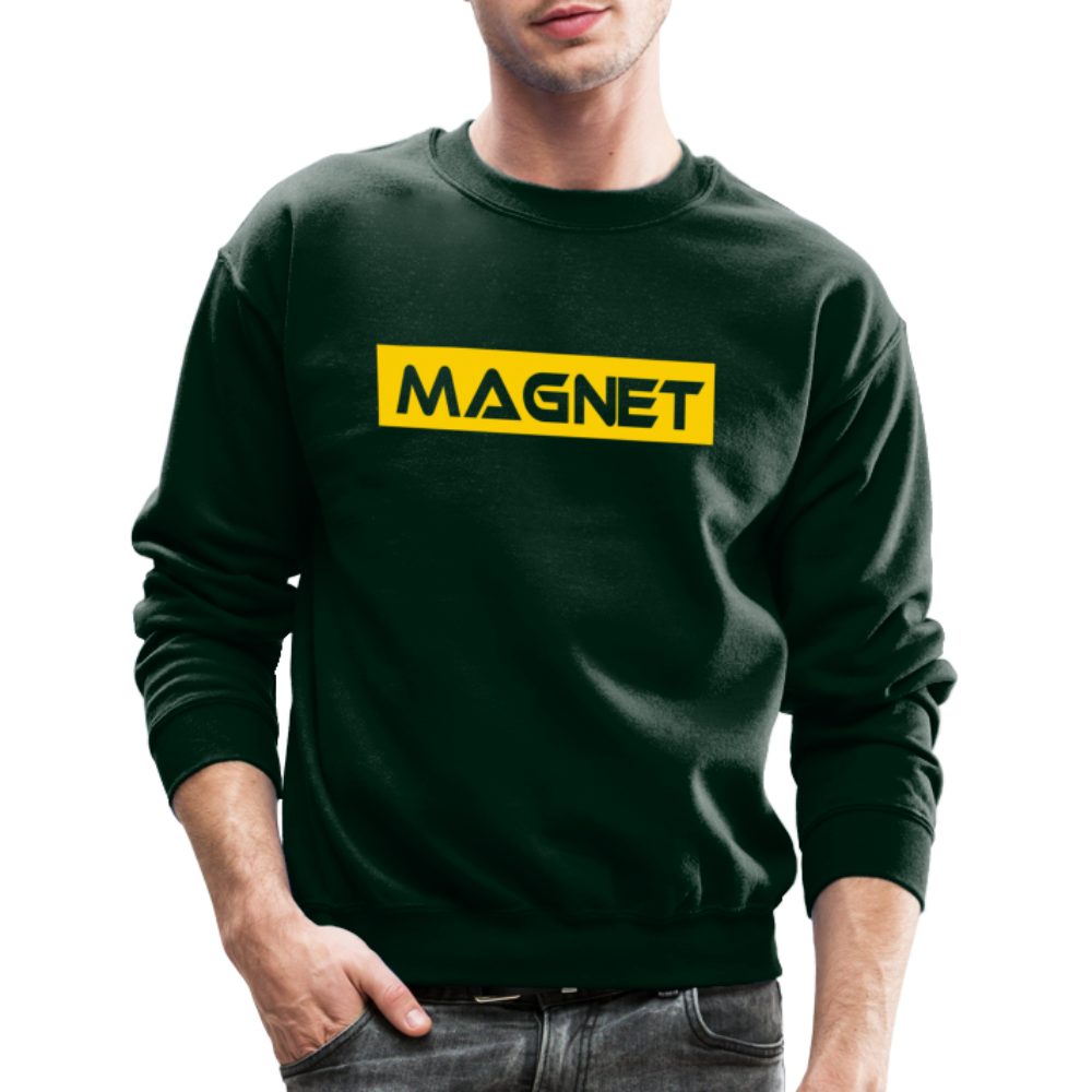 Magnet Casual Crewneck Sweatshirt - forest green