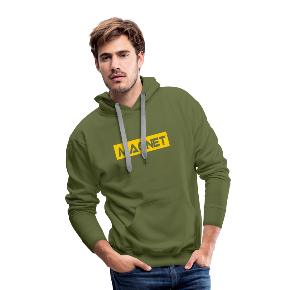 Magnet Mentor Men’s Premium Hoodie - olive green
