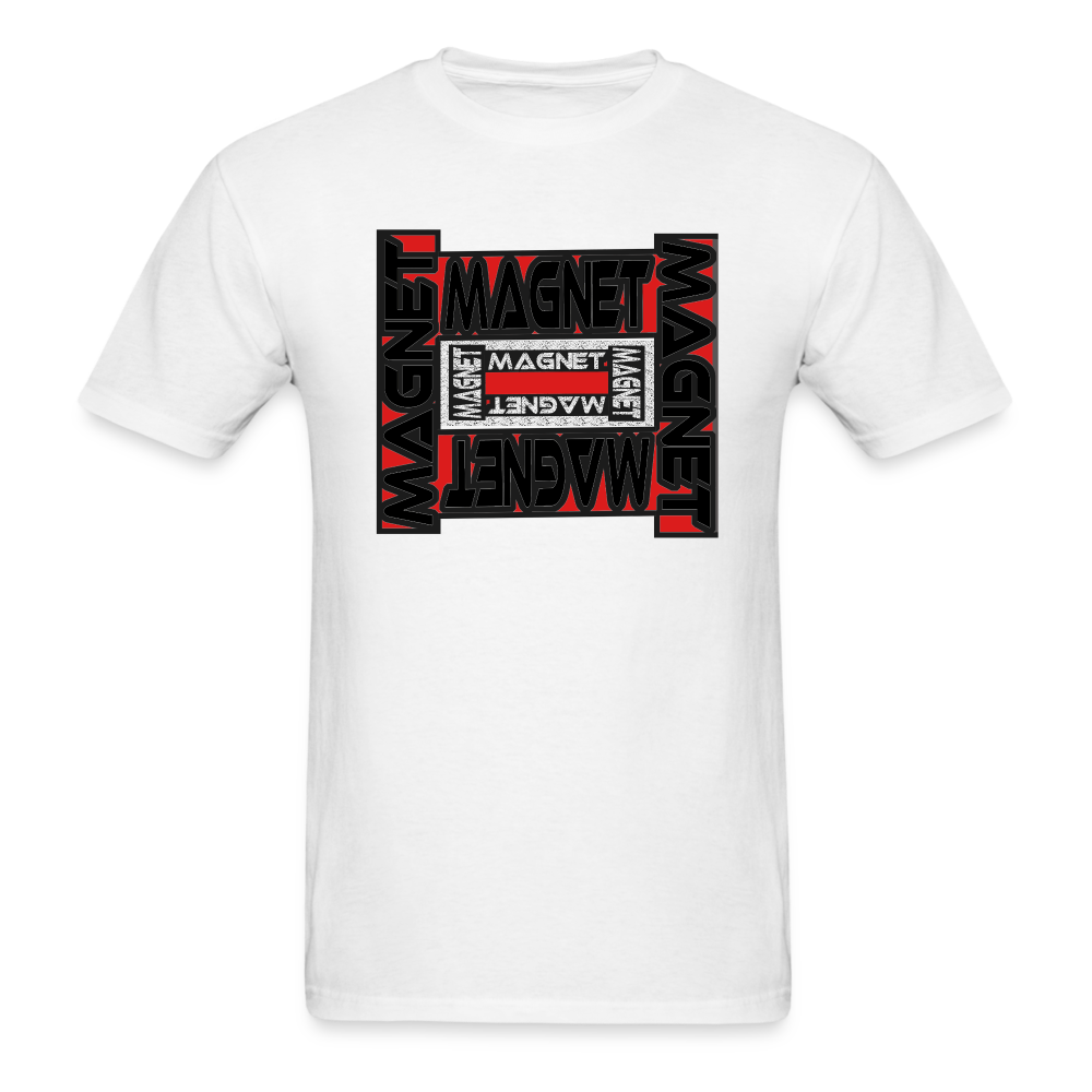 Magnet 90s raised me Unisex Classic T-Shirt - white
