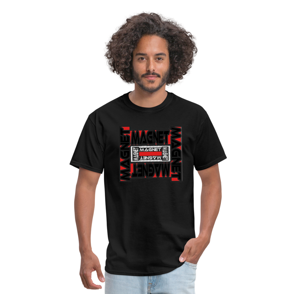 Magnet 90s raised me Unisex Classic T-Shirt - black