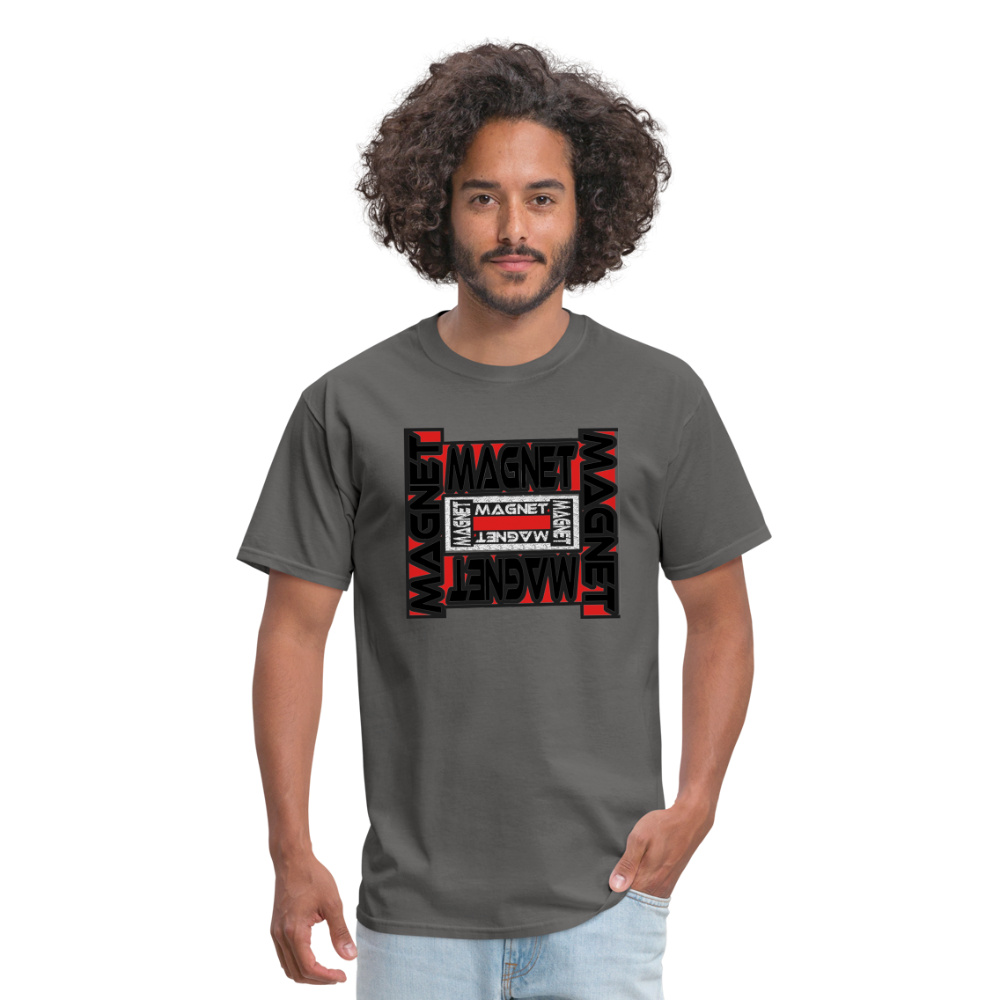 Magnet 90s raised me Unisex Classic T-Shirt - charcoal