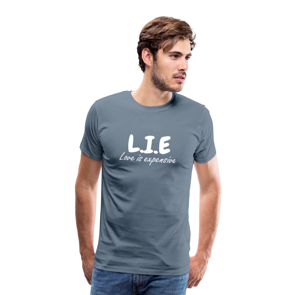 Magnet love Men's Premium T-Shirt - steel blue