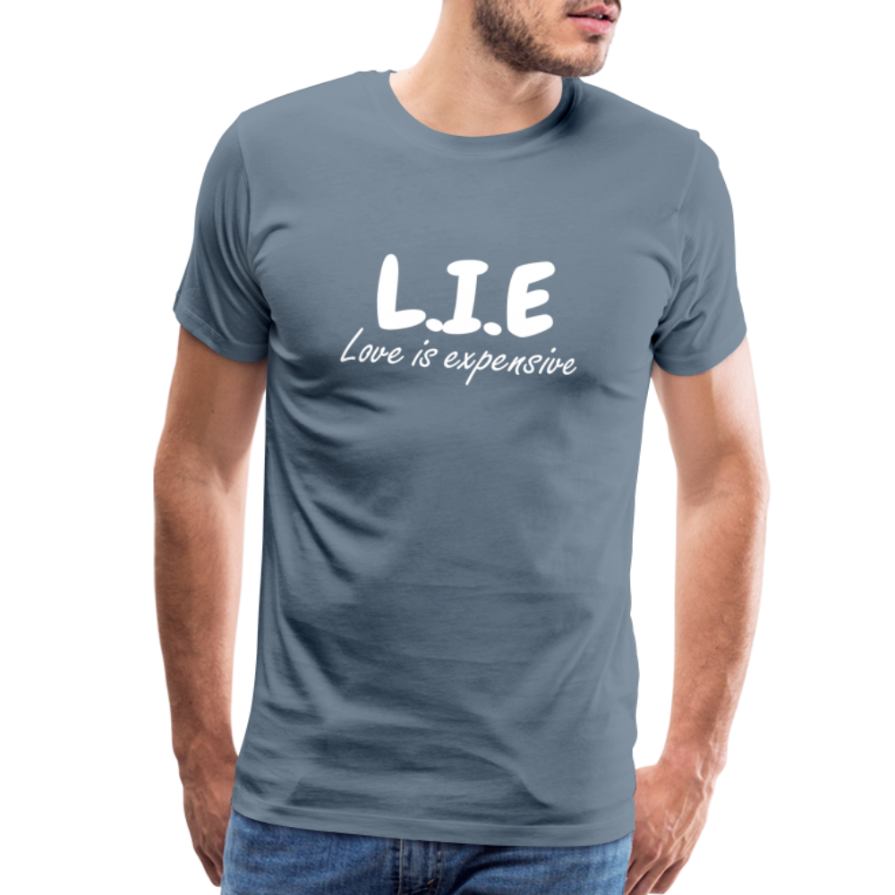 Magnet love Men's Premium T-Shirt - steel blue