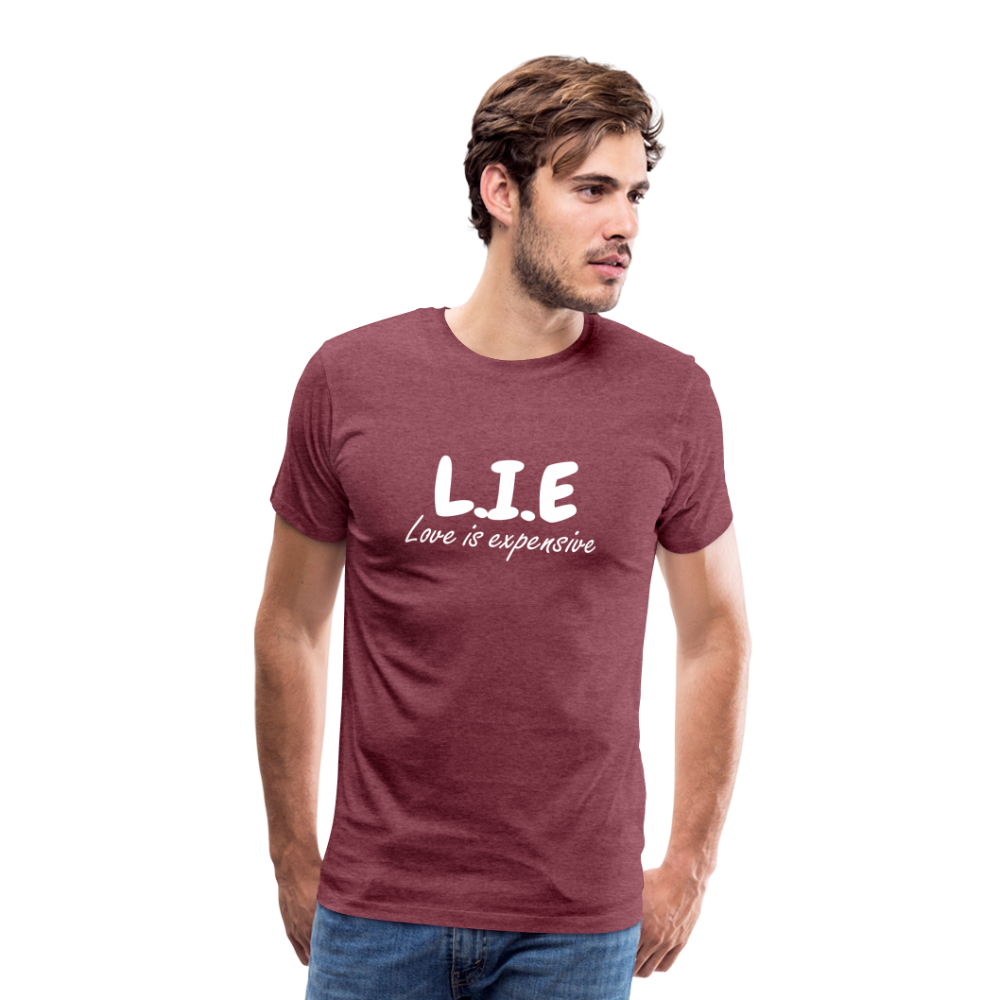Magnet love Men's Premium T-Shirt - heather burgundy