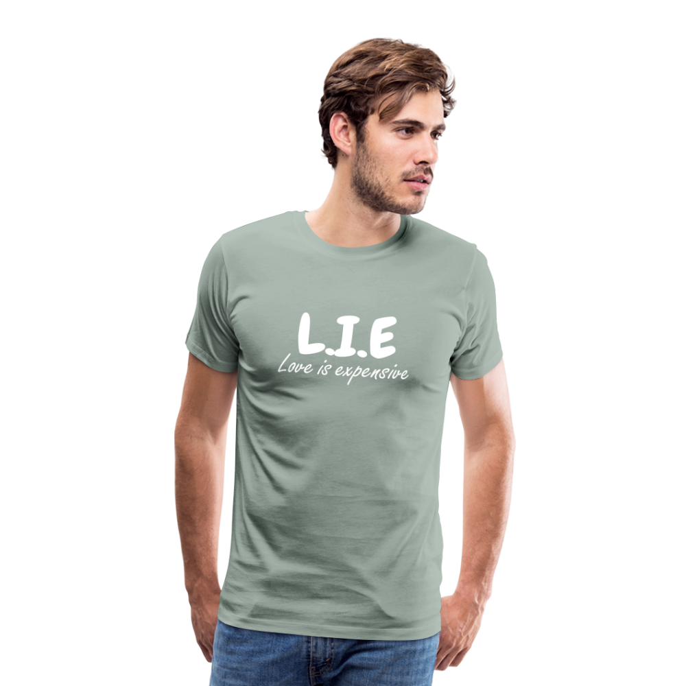 Magnet love Men's Premium T-Shirt - steel green